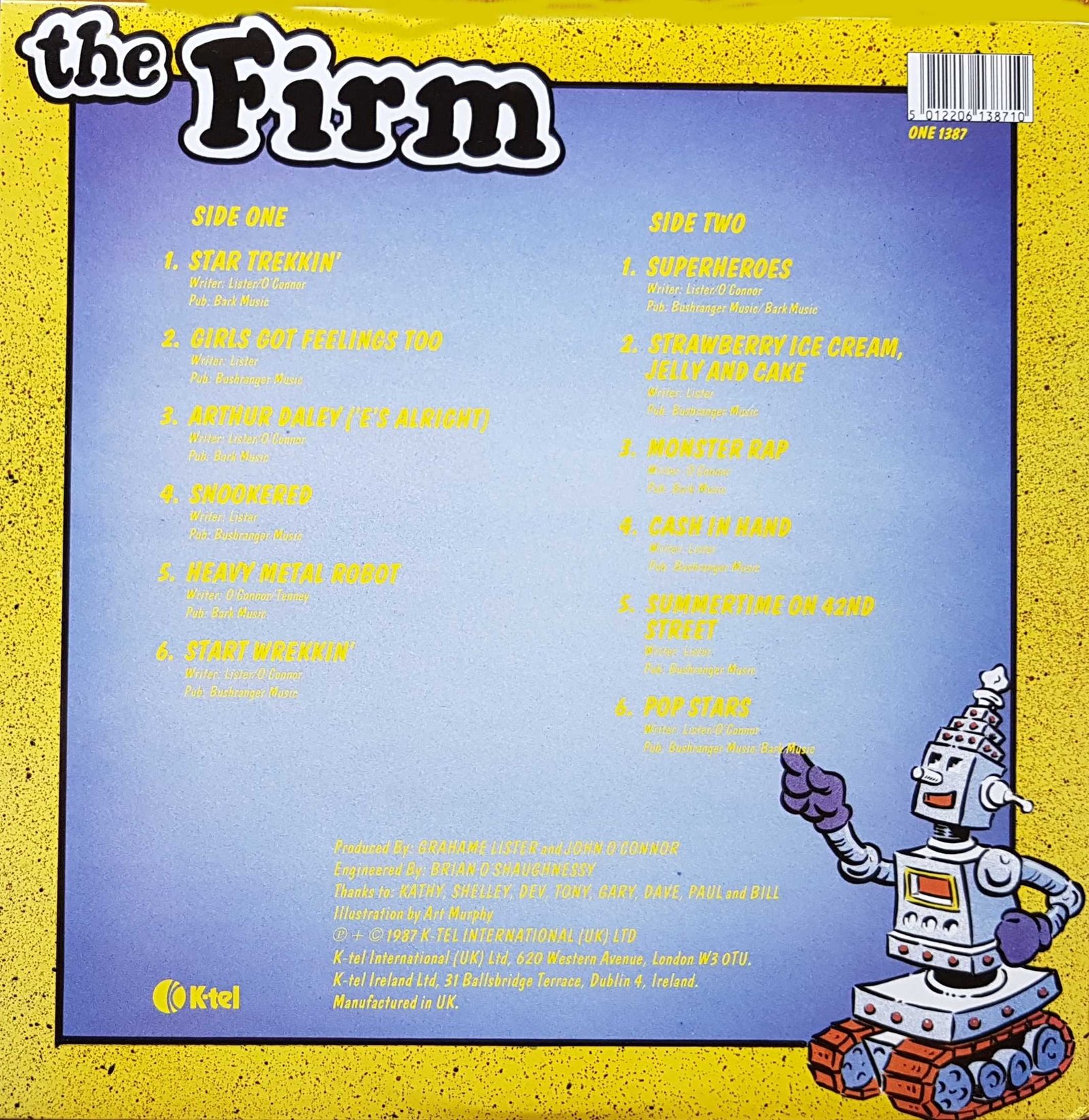 Back cover of ONE 1387